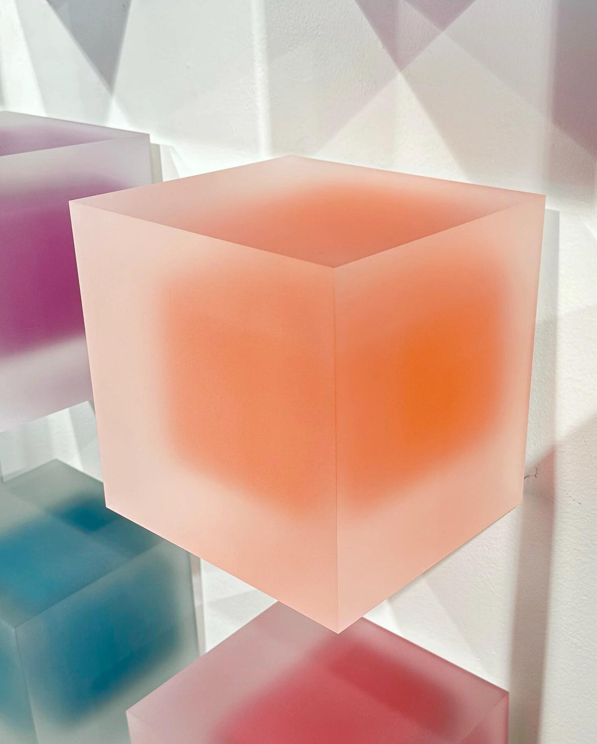 Frosted Acrylic Display Cube