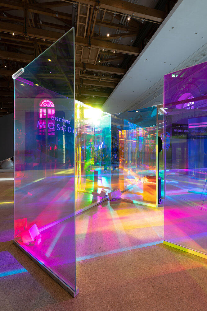 Iridescent Acrylic Display Panels